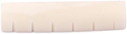 5pcs Slotted Oxen Bone Guitar Nuts for Bass Guitar Natural Bone Instrument Accessory Easy Installation Better Tone Lightweight in Saudi Arabia