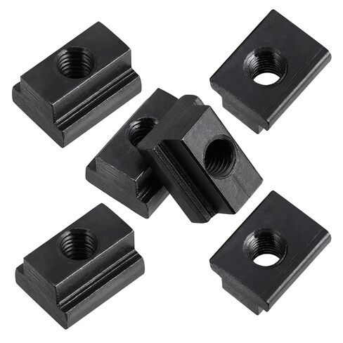 Veemoon 10Pcs Slot Nuts Nut Block Steel for Truck Bed Deck Rails Sliding Nut Fasteners for Connecting Profiles Professional Design for Industrial in Saudi Arabia