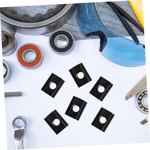 Veemoon 10Pcs Slot Nuts Nut Block Steel for Truck Bed Deck Rails Sliding Nut Fasteners for Connecting Profiles Professional Design for Industrial in Saudi Arabia
