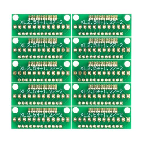 10pcs 1.27MM 2.0MM 2.54MM 12Pin 12P Adapter Board Plate for Wireless Modules Three Rows of 24/36 Holes 12 Pins 3 Rows 36 Holes 2.54MM in Saudi Arabia