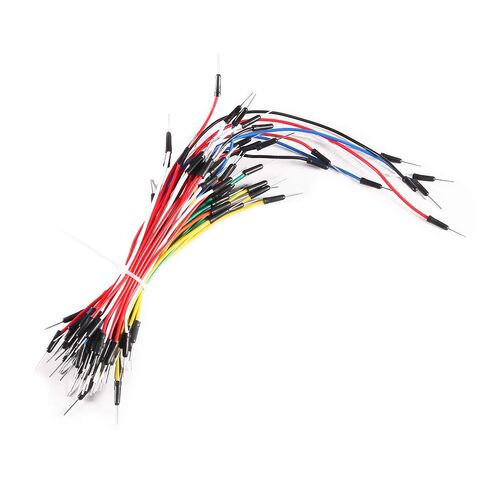 65pcs Jumper Wires Solderless Flexible Breadboard Cable Male to Male Compatible with Arduino Breadboard and Circuit Board in Saudi Arabia