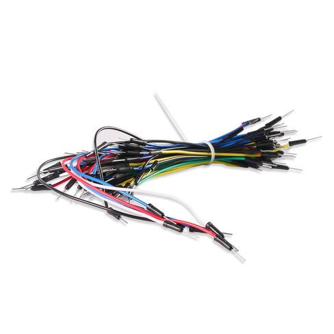 65pcs Jumper Wires Solderless Flexible Breadboard Cable Male to Male Compatible with Arduino Breadboard and Circuit Board in Saudi Arabia