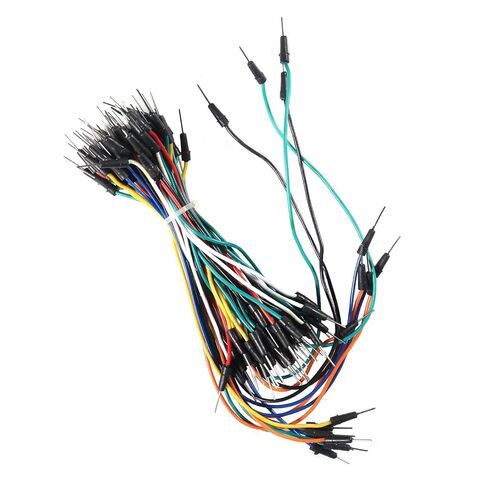 65pcs Jumper Wires Solderless Flexible Breadboard Cable Male to Male Compatible with Arduino Breadboard and Circuit Board in Saudi Arabia
