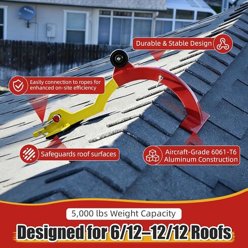 مرساة السقف، خطاف السقف للرجل الأول Fmu Last Man Down Lmd (بدون قطب) Ridge Pro Roof Anchor سعة 5000 رطل لأسطح الملعب 6/12-12/12 in Saudi Arabia
