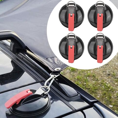 Akozon Heavy Duty Suction Cup Hook Anchor Strong Suction Cup Wall Anchor with Hooks for Yacht Car RV in Saudi Arabia
