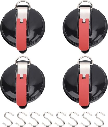 Akozon Heavy Duty Suction Cup Hook Anchor Strong Suction Cup Wall Anchor with Hooks for Yacht Car RV in Saudi Arabia
