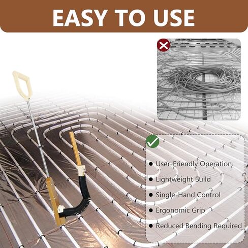دباسة أنابيب PEX مع 1650 قطعة من دبابيس الرغوة (أسود)، مسدس أساسي من لوح الرغوة مع دبابيس 1-1/2 بوصة، مجموعة دباسة إسفنجية من Pex للوحة إسفنجية 1 بوصة - 2 بوصة in Kuwait