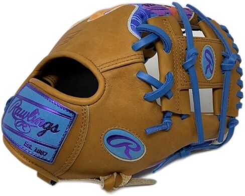 Rawlings Heart of The Hide Baseball Glove Speedshell Design Purple 11.5 Wingtip Right Hand Throw in Saudi Arabia
