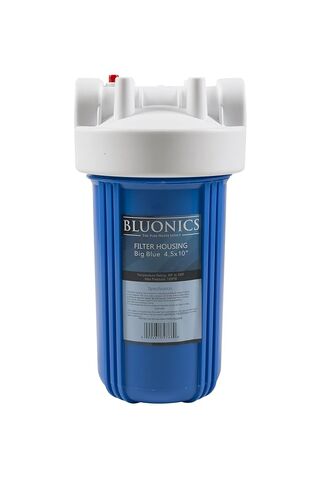 يستخدم نظام مبيت فلتر المياه بالكامل من Bluonics 4.5 × 10 خراطيش ذات حجم قياسي 4.5 × 10 - كاملة مع مفتاح الربط والقوس والمسامير in Kuwait