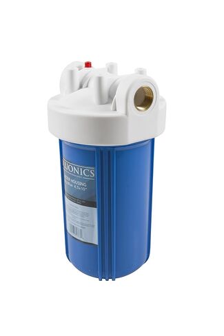 يستخدم نظام مبيت فلتر المياه بالكامل من Bluonics 4.5 × 10 خراطيش ذات حجم قياسي 4.5 × 10 - كاملة مع مفتاح الربط والقوس والمسامير in Kuwait