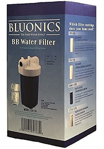 يستخدم نظام مبيت فلتر المياه بالكامل من Bluonics 4.5 × 10 خراطيش ذات حجم قياسي 4.5 × 10 - كاملة مع مفتاح الربط والقوس والمسامير in Kuwait