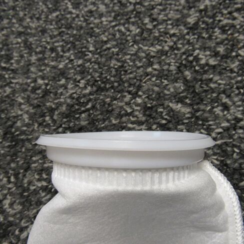 10 Pack #4 Size 50 Micron Liquid Filter Bags, Polyester Felt with Polypropylene Ring, 4-1/8" Diameter x 14" Length, High Dirt Holding Capacity for Liquid Filtration in Kuwait