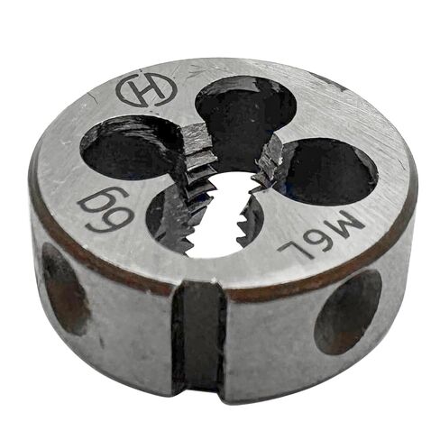 M6 x 1mm Left Hand Thread Die,Machine Thread Left Hand Threading Die,High Speed Steel Round Thread Die Left Hand(1Pcs) in Saudi Arabia