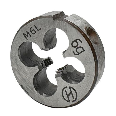 M6 x 1mm Left Hand Thread Die,Machine Thread Left Hand Threading Die,High Speed Steel Round Thread Die Left Hand(1Pcs) in Saudi Arabia