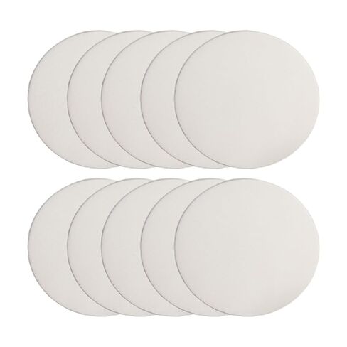 10 قطع صفائح سيراميك الألومينا قطر 35 مم، لوحة دائرية من السيراميك الصناعي مناسبة للاستخدام في المختبرات والآلات، سمك 1 مم (سمك 3 مم) in Kuwait