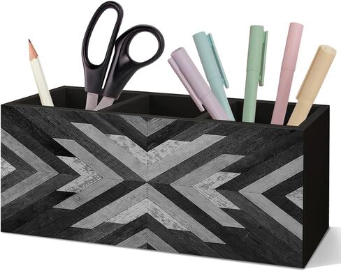 Western Pen Holder for Home Office Desk, Aztec Decor, Retro Boho Western Aztec Makeup Brush Toothbrush Holder Organizer for Bathroom Desk Accessories in Kuwait