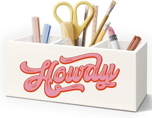 Western Pen Holder for Home Office Desk, Aztec Decor, Retro Boho Western Aztec Makeup Brush Toothbrush Holder Organizer for Bathroom Desk Accessories in Kuwait