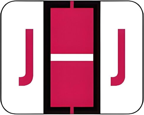 Doctor Stuff - File Labels for File Folders, Alphabet Letter A Stickers, Compatible with Smead BCCR/BCCS - TPAM Series Alpha Stickers Red, 1" x 1-1/4", 120 Labels per Package in Kuwait