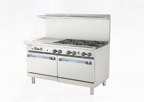 مجموعة مطاعم Turbo Air TARG-6B24G Radiance، غاز، 60 بوصة، (6) 32000 ب in Saudi Arabia