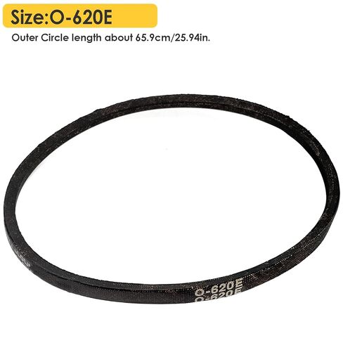 2pcs O-620E Washing Machines Drive Belt Replacement(Outer Circle Length About 65.9cm/25.9inch) in Kuwait