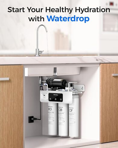 فلتر Waterdrop RT-CF، بديل لنظام التناضح العكسي Waterdrop T3-T & T3-C & T3-M & T4-A، حزمة من فلتر CF واحد، عمر 6 أشهر in Saudi Arabia