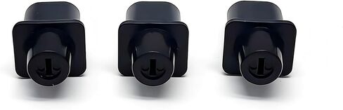 2PCS Top Hat Knob 3-Way/4-Way Plastic Switch Tips for USA/Mexico Tele-Style Electric Guitars, 3/16" Switch Connector (Black) in Saudi Arabia