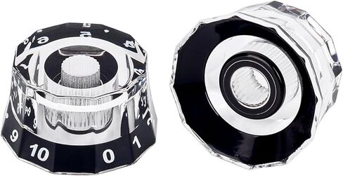 Banworks Guitar Control Knobs Imperial Size 24 Spline 2 Volume 2 Tone Control Knobs Dodecagon Top Hat Knobs for Gibson Les Paul LP SG Style Electric Guitars Pack of 4 JT/XN-13 in Saudi Arabia