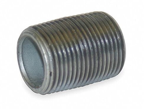 Beck 2" x Close Thread Galvanized Steel Nipple, Pipe Schedule 40 in Saudi Arabia