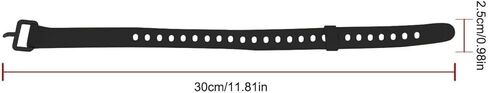 Black Rubber Utility Strap, Adjustable, Securing, Fastening, Bundling, Lashing, Short, Universal Fit for Passenger Car, ATV, Motorcycle,Material Handling Products in Saudi Arabia