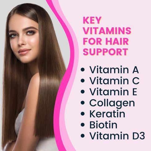 Greenfield Nutritions Halal Biotin Tablet for Adult - 60 Halal Multivitamin for Hair Skin and Nails - High potency 5000mcg Biotin with 50mg Collagen and Minerals - Gelatin Gluten Free, Non-GMO Vitamin in Kuwait