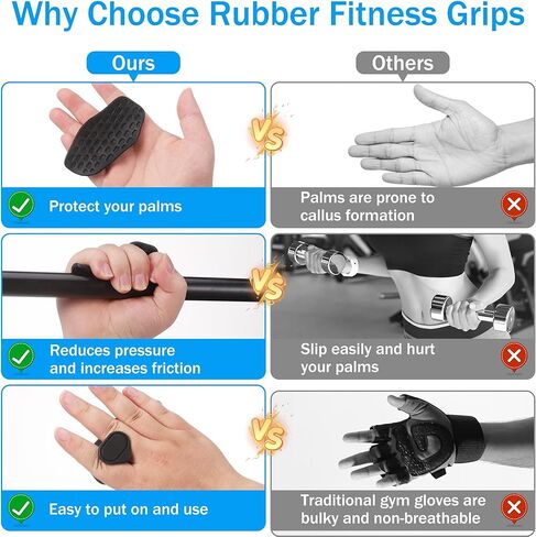 مقابض صالة الألعاب الرياضية للرجال والنساء، مقابض رفع الأثقال، مقابض مضادة للانزلاق مع صندوق تخزين، قفازات مريحة لرفع الأثقال لتدريب القوة ورفع الأثقال in Kuwait