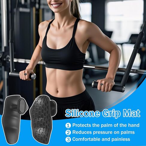 مقابض صالة الألعاب الرياضية للرجال والنساء، مقابض رفع الأثقال، مقابض مضادة للانزلاق مع صندوق تخزين، قفازات مريحة لرفع الأثقال لتدريب القوة ورفع الأثقال in Kuwait