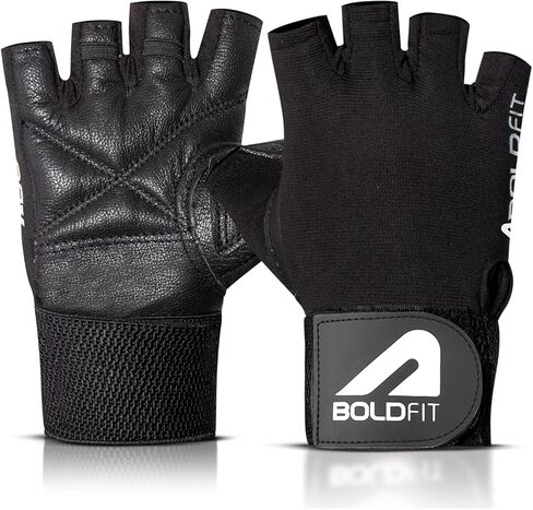Boldfit Gym Gloves for Men & Women with Wrist Support Accessories for Weightlifting, Training, Exercise, Cycling Gloves, Bike Riding Gloves in Saudi Arabia