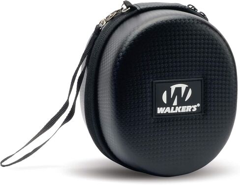 Walker's Razor Slim Electronic Muff (Flat Dark Earth) Bundle with Case and Shooting Glasses (3 Items) in Saudi Arabia