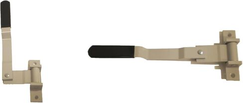 فضي رمادي دوار كام بار مقطورة مزلاج مقبض باب Cambar البضائع ث/قفل أبيض in Kuwait