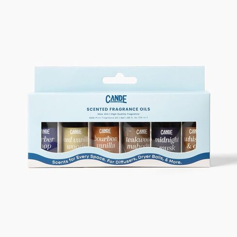 CANDECraftCo Premium Fragrance Oil Bundles – Diffuser Oils Fragrances Scented for Home, Candle Soap Making Supplies, Aromatherapy Blends for House (Fruity, 6-Pack) in Saudi Arabia