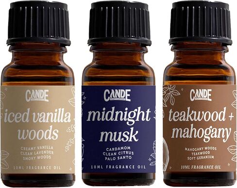 CANDECraftCo Premium Fragrance Oil Bundles – Diffuser Oils Fragrances Scented for Home, Candle Soap Making Supplies, Aromatherapy Blends for House (Fruity, 6-Pack) in Saudi Arabia