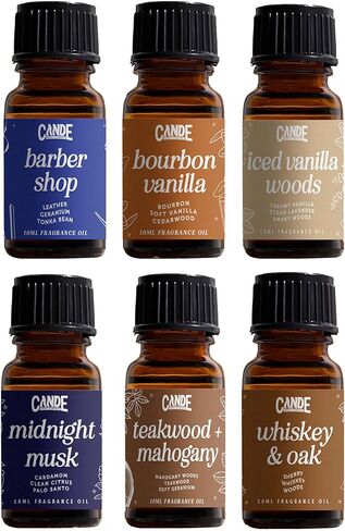 CANDECraftCo Premium Fragrance Oil Bundles – Diffuser Oils Fragrances Scented for Home, Candle Soap Making Supplies, Aromatherapy Blends for House (Fruity, 6-Pack) in Saudi Arabia