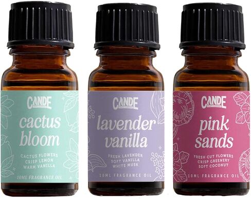 CANDECraftCo Premium Fragrance Oil Bundles – Diffuser Oils Fragrances Scented for Home, Candle Soap Making Supplies, Aromatherapy Blends for House (Fruity, 6-Pack) in Saudi Arabia