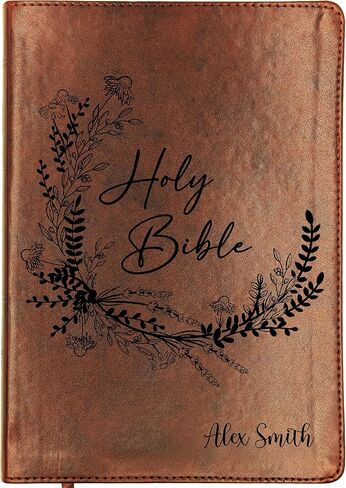 مخصصة ESV الهامش الواسعة للكتاب المقدس | اسم محفور مخصص | النسخة الإنجليزية القياسية | اليومية المرجعية الكتاب المقدس | هدية مسيحية للرجال والنساء in Kuwait