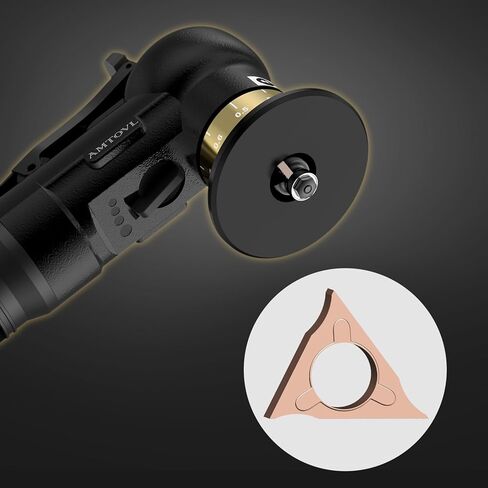 AMTOVL 10PCS Triangle Cutter Heads R Angle for Pneumatic Chamfering Machine,Carbide Turning Inserts for Mini Air Chamfer Tool Replacement Lathe Blades for Deburring on Wood Metal Plastic in Saudi Arabia
