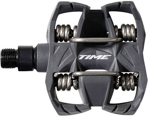 TIME MX 2 Clipless Bike Pedals | Versatile Carbon Pedal Body | Dual Sided Clipless with Platform | Mountain MTB | Grey, Pair in Saudi Arabia
