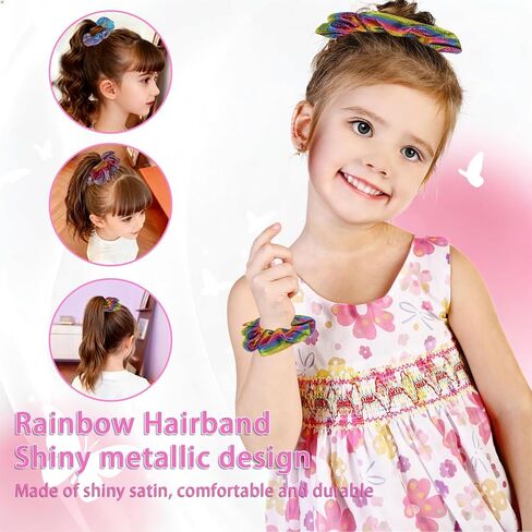 عصا التدوير، عصا التدوير 21.6 بوصة من الفولاذ المقاوم للصدأ 2 شريط الجمباز الإيقاعي 3 أربطة شعر قوس قزح مناسبة للمبتدئين باللون الوردي (21.6 بوصة) in Kuwait