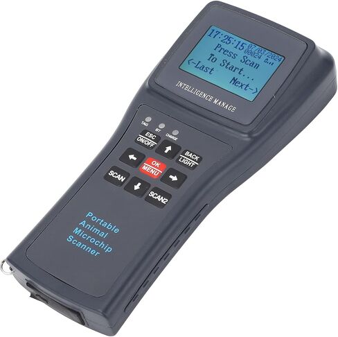 ماسح ضوئي للرقاقة الدقيقة، ناسخة محمولة لبطاقة الهوية Ic، قارئ Emf محمول باليد، قارئ بطاقات دقيقة، شاشة LCD، ماسح ضوئي دقيق للحيوانات الأليفة، بطارية قابلة لإعادة الشحن لعلامة الأذن الحيوانية in Saudi Arabia