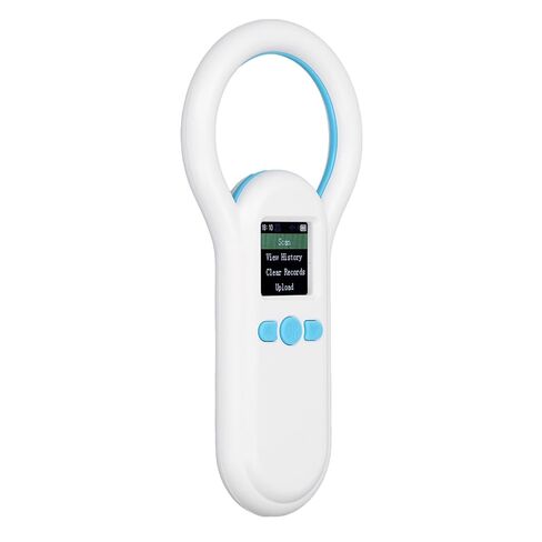 WALFRONT Pet Chip Reader 134.2Khz Microchip Animal Ear Tag Scanner ID Reader for Animal Pets Pigs Dogs Cats Rechargeable 0-80m Wireless Distance in Saudi Arabia