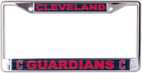 Cleveland Guardians Laser Chrome License Plate Frame in Saudi Arabia