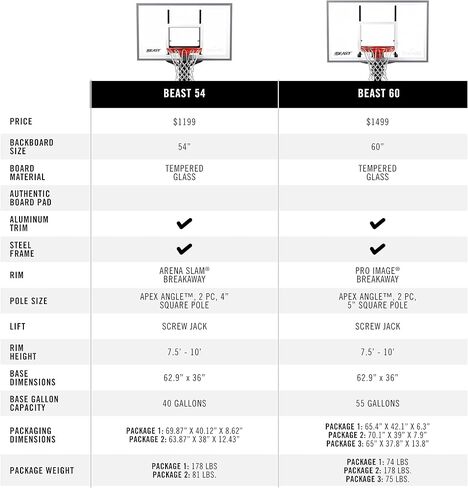 Spalding The Beast® Portable Basketball Hoop in Saudi Arabia