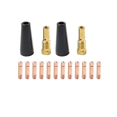 2Pcs MIG Welding Equipment Gasless Nozzle Contact Tips Kit 1.8mm for MB 14AK Torch in Saudi Arabia