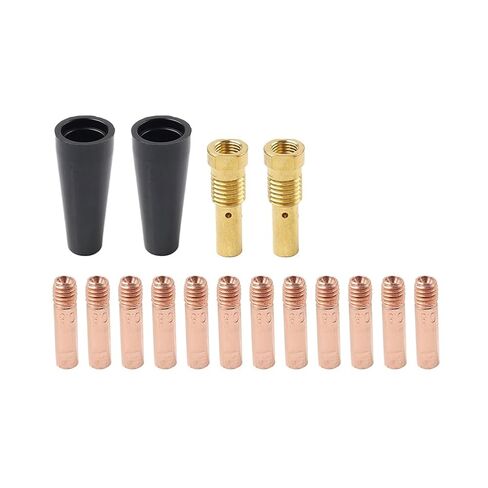 2Pcs MIG Welding Equipment Gasless Nozzle Contact Tips Kit 1.8mm for MB 14AK Torch in Saudi Arabia