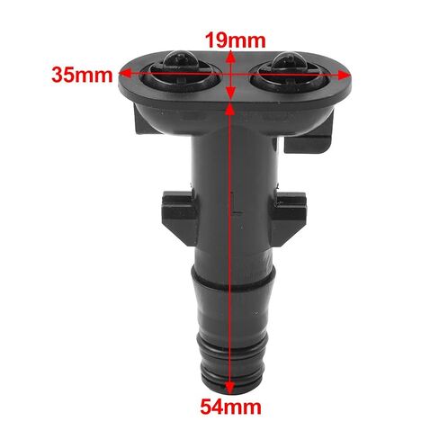 1 Pair ABS Water Spray Nozzle Headlight Washer Headlamp Jet Sprayer Left& Right for Land Rover for Range 10-2012 in Saudi Arabia